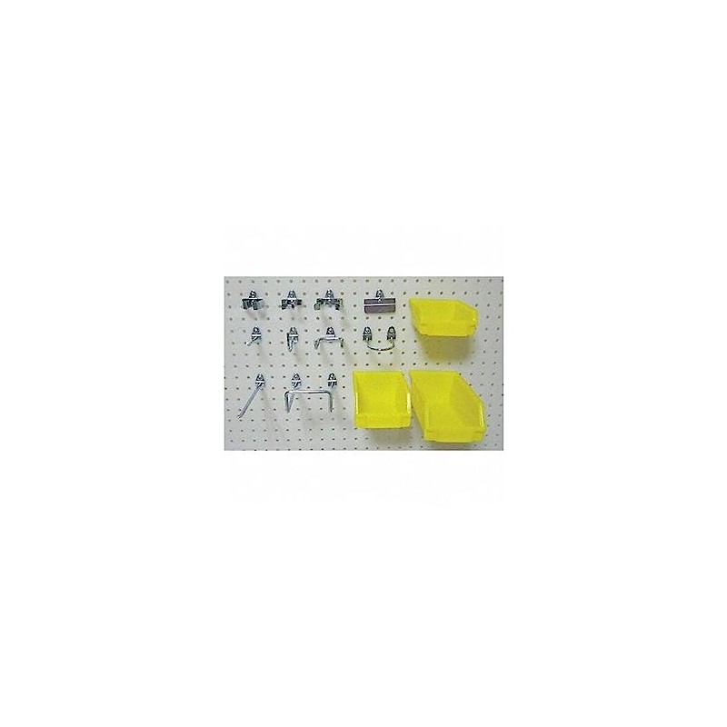 Value Brand, 5TPF6, Pegboard Hook Assortment Kit, 95 Pieces