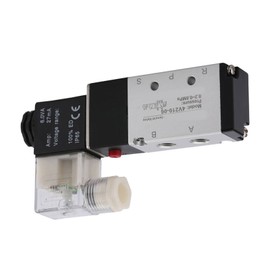 2 Position 5 Way Pneumatic Solenoid Valve Aluminium Alloy Wear Proof Solenoid Valve Replacement 4V210 08 AC110V