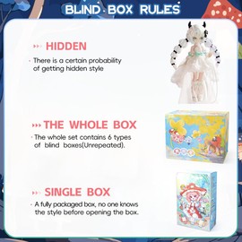 1/12 BJD Doll Action Figures Collectible Toys Gifts Dolls (Single Box)