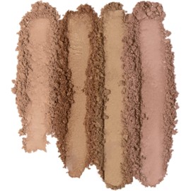 e.l.f. Cosmetics Bronzer Palette Paleta de Bronceadores Bronzed Beauty Tonos Café Cálidos Bronceados, Alta Pigmentación para un Acabado Radiante y Natural, Vegano y Libre de Crueldad Animal