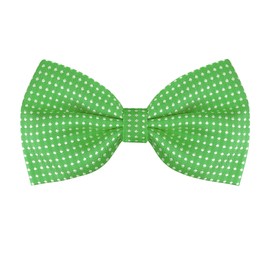 Allegra K One-Touch Bowtie, Polka Dot Pattern, Adult, Formal Bowtie, Party, Graduation, Business, green