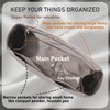 Satin Purse Organizer Insert for Hermes Kelly 25, Etoupe grey