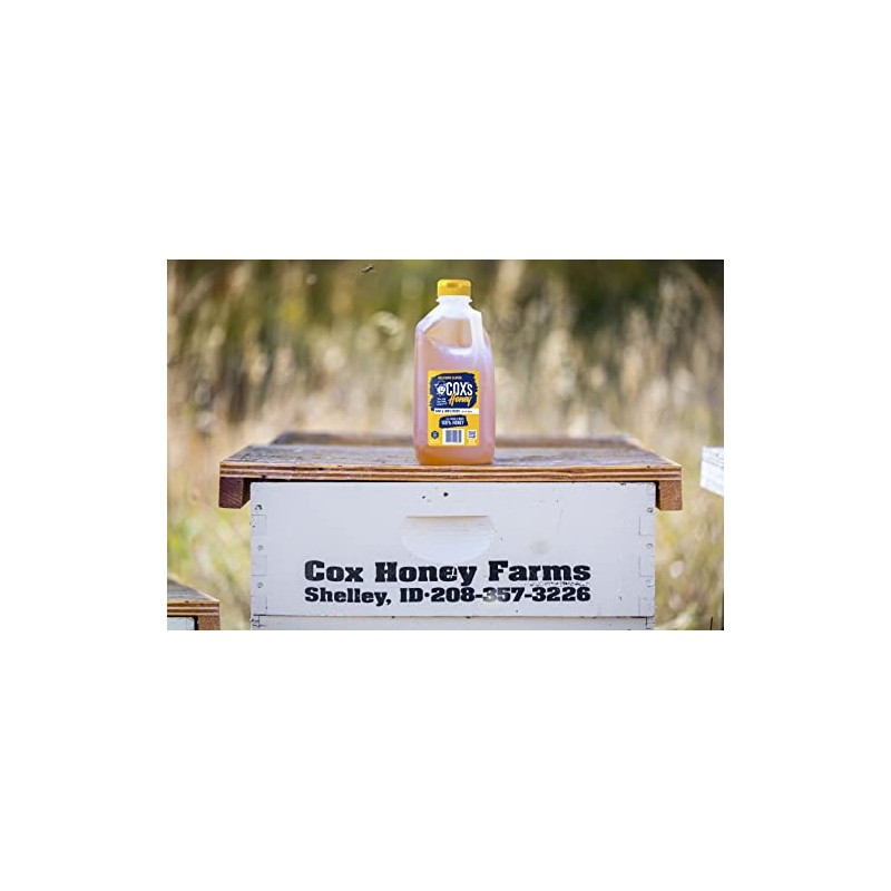 Cox's Honey 100% Pure, Raw Unfiltered Clover Honey, Rich in