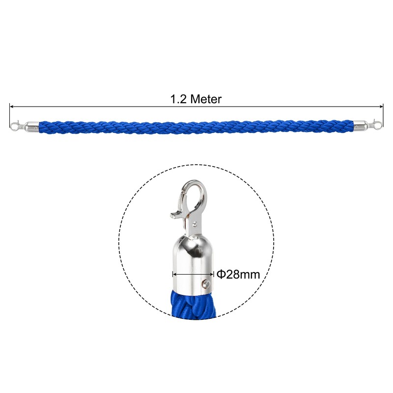 PATIKIL Barrier Rope, 1.2 m / 3.9 ft Barrier Rope