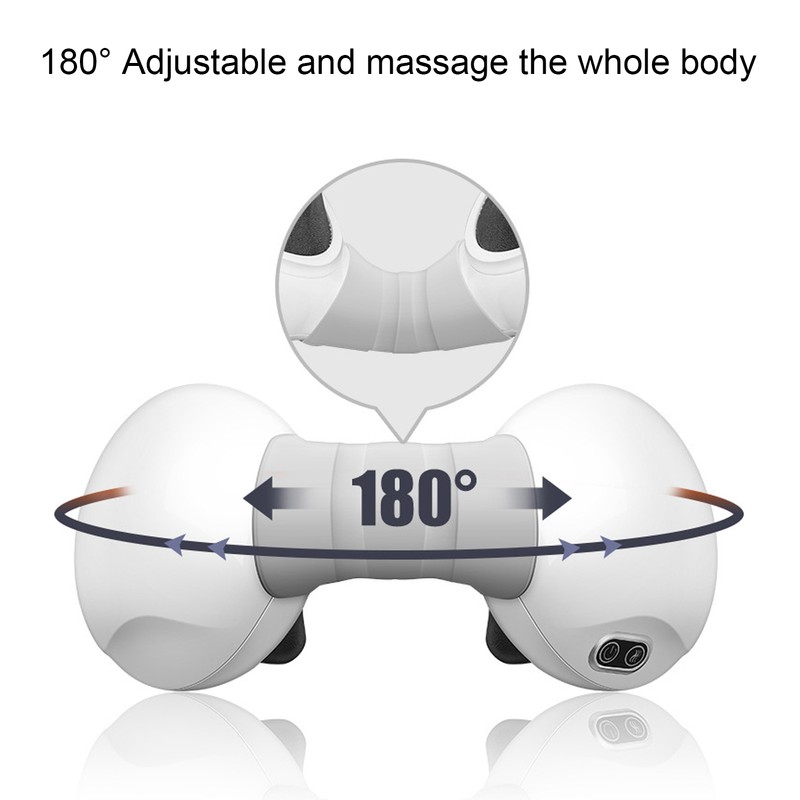Electric Neck Massager Hot Compress Kneading Portable Cordless Neck Care