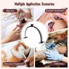 Half Moon Light for Nail Desk with Phone Holder, 29IN