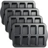 Yinder 4 Pcs Mini Loaf Pan, Carbon Steel with Non-Stick