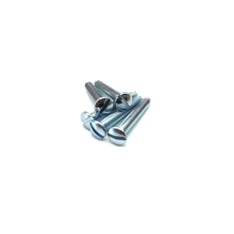 Jones DIY M3.5 Silver Electrical Socket Screws, 25mm, For Switches,