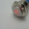 E Support 12V Car Red LED Emergency Hazard Warning Symbol