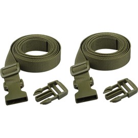 2 pcs Backpack Accessory Strap Cover Sleeping Bag Buckle Luggage Tie Down Heavy duty straps for backpacks, sliding bags, cargo, and luggage tie downs.