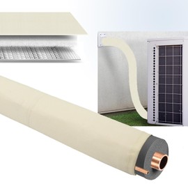 3-Layer Pipe Insulation Cover for HVAC Foam Insulation Pipe Wrap and Outdoor Water Pipe Wrap,Super Anti-Aging, Extra Sheild, Pipe Insulation Foam Tube Cover for AC Pipe/Line Insulation Outdoor