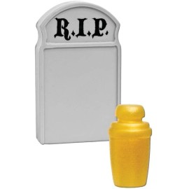 Figures Toy Company Tombstone & Urn for WWE & AEW Wrestling Action Figures