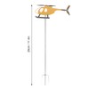 Airplane Weathervane, Eye-catching Design Iron Material Easy Installation Garden Decoration