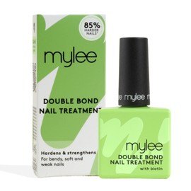 Mylee Double Bond Nail Treatment - 99% Nail Keratin Repair - KeraBuild Technology with Biotin, AHA & PHA - Strengthens, Rebuilds & Restores Weak, Soft or Bendy Nails - 13.5ml
