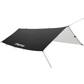 KingCamp Camping Tarp UPF50+ Lightweight Tent Tarp Hammock Shade for Camping Trips, Fishing, or Picnics Portable Waterproof