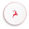GMUNDNER KERAMIK Dinner Plate Diameter 28 cm Ruby Red Stag