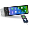 AKAMATE Single Din CarPlay Stereo: Android Auto Touchscreen Car Radio