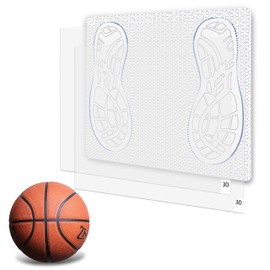 MUWUZOYT Basketball Traction Board Includes 60 Sheets Courtside Basketball Sticky Mat Non-Slip Basketball Shoe Sticky Pad Shoe Grip Enhancer for Basketball Court and Gym Floors