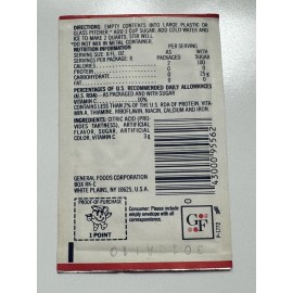 Kool-Aid Vintage 80s Kool-Aid Cherry Flavor Packet NOS