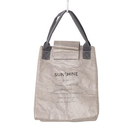 Paperlike Lunch Bag, Insulated Bag, Lunch Bag, Lunch Bag, Lunch Pouch, Cold Insulation, Aluminum Processing, Lunch Bag, Tyvek (Gray)