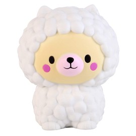 ANBOOR Cute Animal Sheep Kawaii Squeeze Toy Jumbo Slow Rising Squeeze Toys for Adults and Children (White, 11 x 11 x 13 cm, Pack of 1)