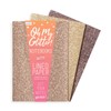 Oh My Glitter Notebooks - Set of 3 - Gold