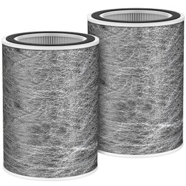 HP202 Replacement Filter Compatible with HP201, UA205, AP1000 HP200 For Shark HC501, HC502 Air Purifier MAX Replacement Filter HEPA, Part # HE2FKBASMB, HE2FKBAS, HE2FKPET, HE2FKPRO (2 Pack)