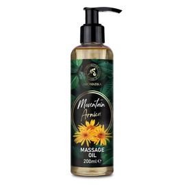 Massage Oil Mountain Arnica 200 ml / Mountain Arnica / Arnica Montana Flower Extract - Pure & Natural - Body Oil - Cosmetic Oil - Massage Oil - Natural Oils for Skin Care - Relaxation Oil