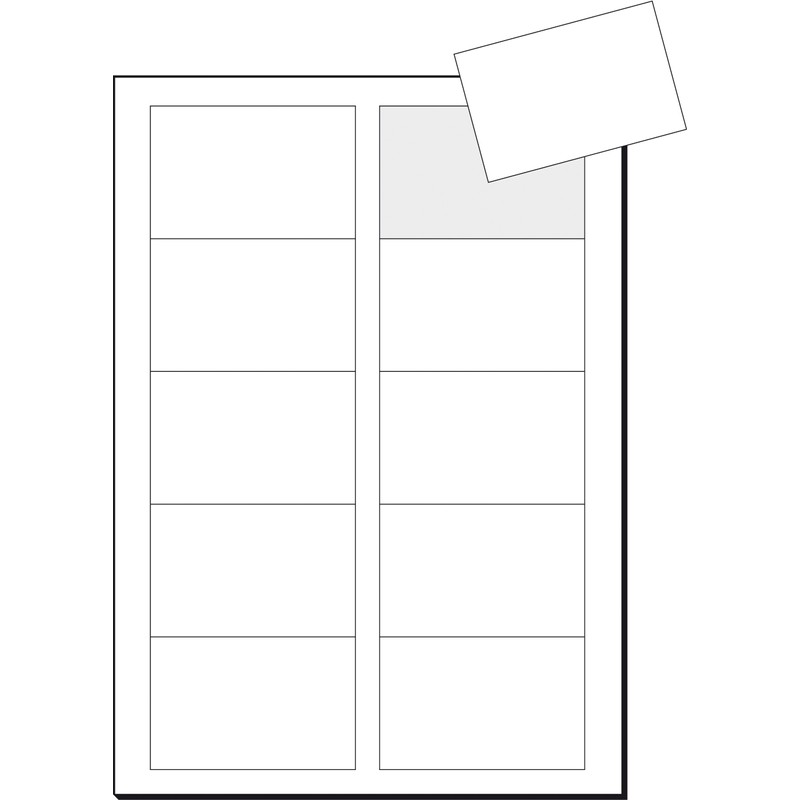 SIGEL LP800, 85x55 mm (A4), Business Cards, 3C, smooth cut