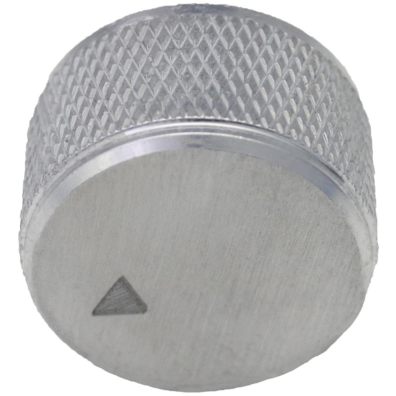 5.8mm Round Hole Large 25mm Knurled Aluminium Control Knob For