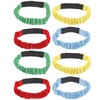 Toyvian 8 Pcs 3 Legged Race Bands - Blue, Yellow,