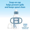 Dr. Brown's Milestones Narrow Sippy Spout Bottle with 100% Silicone,