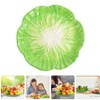 Abaodam Cabbage Serving Utensils Cabbage Shaped Plate Snacks Tray Serving