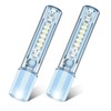VAVOFO Blue LED Tactical Flashlight - USB-C Rechargeable, High Lumen,