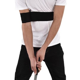 Golf Practice Equipment, Golf Practice Band, Underarm, Induction Distance 0.2 - 0.2 inches (4 - 6 mm), Closing Belt, Swing Armpit Tightening, Swing Trainer, Swing Correction, Elbow Support, Golf
