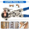 MGYOO Copper Propress Tool with 1/2" 3/4" 1" Jaw -