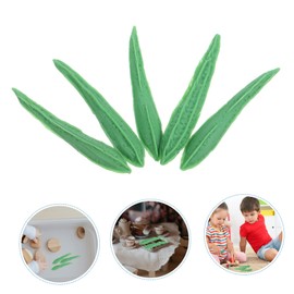 Abaodam 5pcs Mini Vegetable Models Resin Dollhouse Kitchen Accessories Realistic Vegetable Photo Props