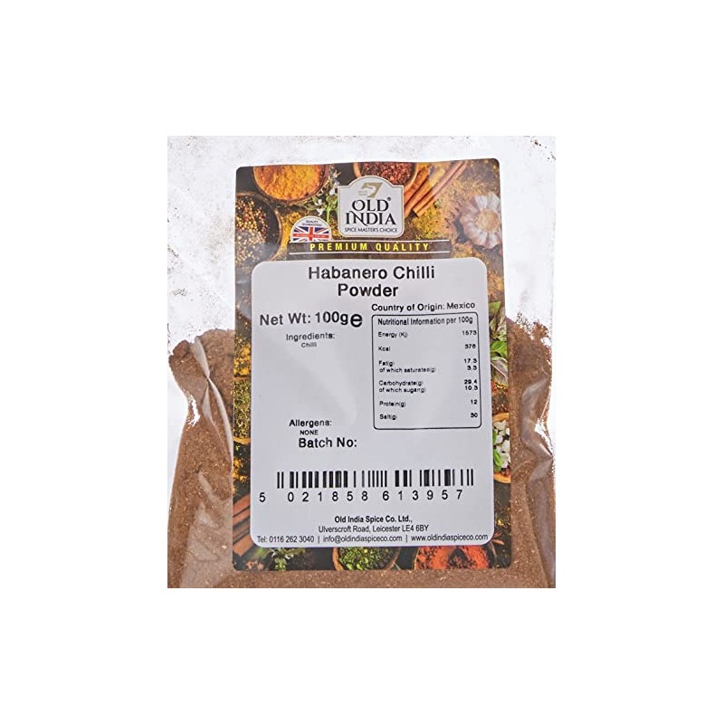Old India Habanero Chilli Powder 100g