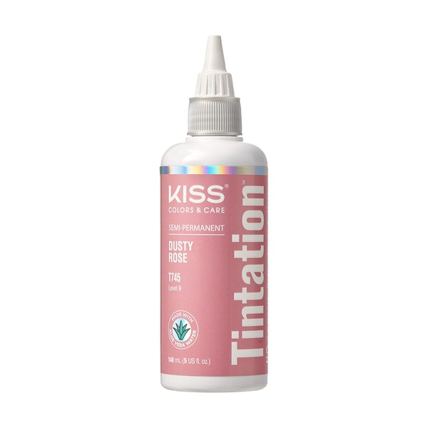 Kiss Tintation Semi-Permanent Hair Color 5 Ounce (Dusty Rose)