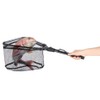 Portable Aluminum Alloy Telescopic Foldng Fishing Landing Net Pole Rubber