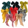 Silky Satin Victoria Hair Bow for Women - Oversized Long