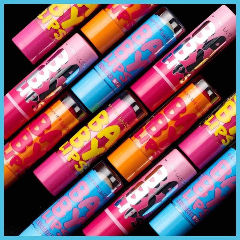 Maybelline New York Baby Lips Moisturizing Lip Balm 3-pack,