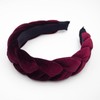 Dresyu Braided Headbands Velvet Headband for Women Soft Twisted Hair