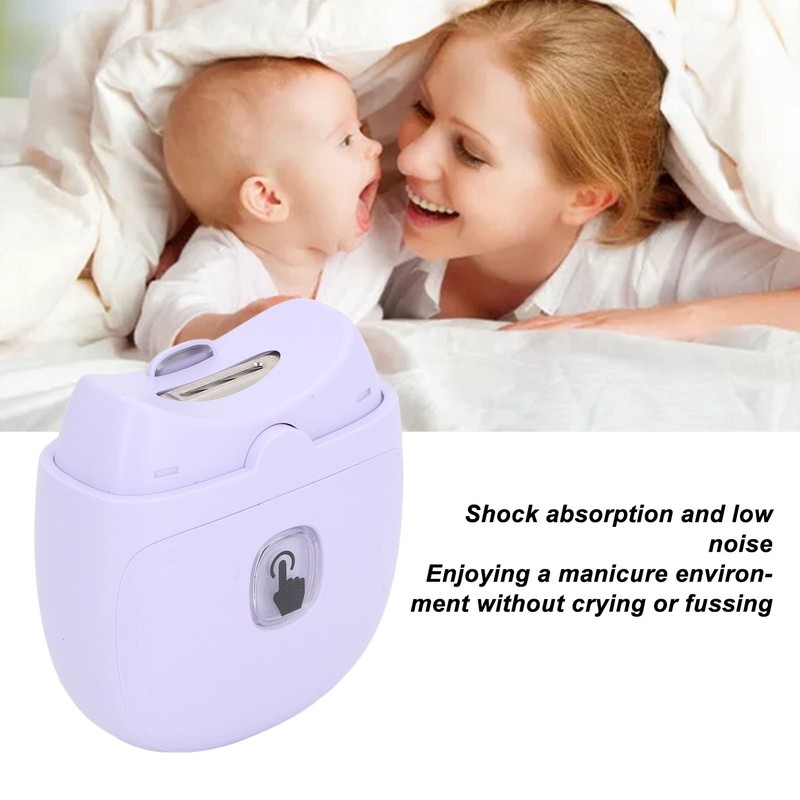 Electric Nail Clipper 2 in 1 Fingernail Cutter File Automatic