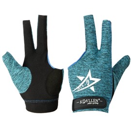 KONLLEN Guantes de Billar, algodón Puro, con Opciones para Mano Izquierda y Derecha, Malla Transpirable y Agarre Mejorado para Jugadores de Billar