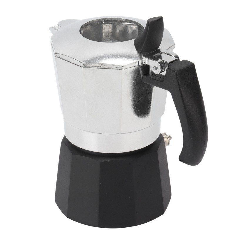 100ml Moka Pot Double Valve High Pressure Black Lower Pot