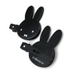 miffy Die Cut Bangs Clip for Round Ears, Black