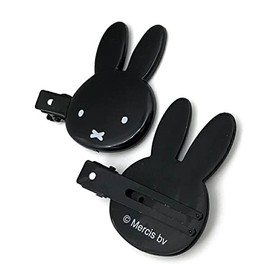 miffy Die Cut Bangs Clip for Round Ears, Black