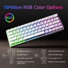 TMKB T63 Gaming Keyboard, 60% Wireless Mechanical Keyboard with Bluetooth/2.4G/Type-C,