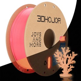3DHoJor PLA Glow in The Dark Filament 1.75mm 1Kg, 3D Printing Luminous Filament 1.75mm Dimensional Accuracy +/- 0.03mm, Fit Most FDM 3D Printers- Glow Pink